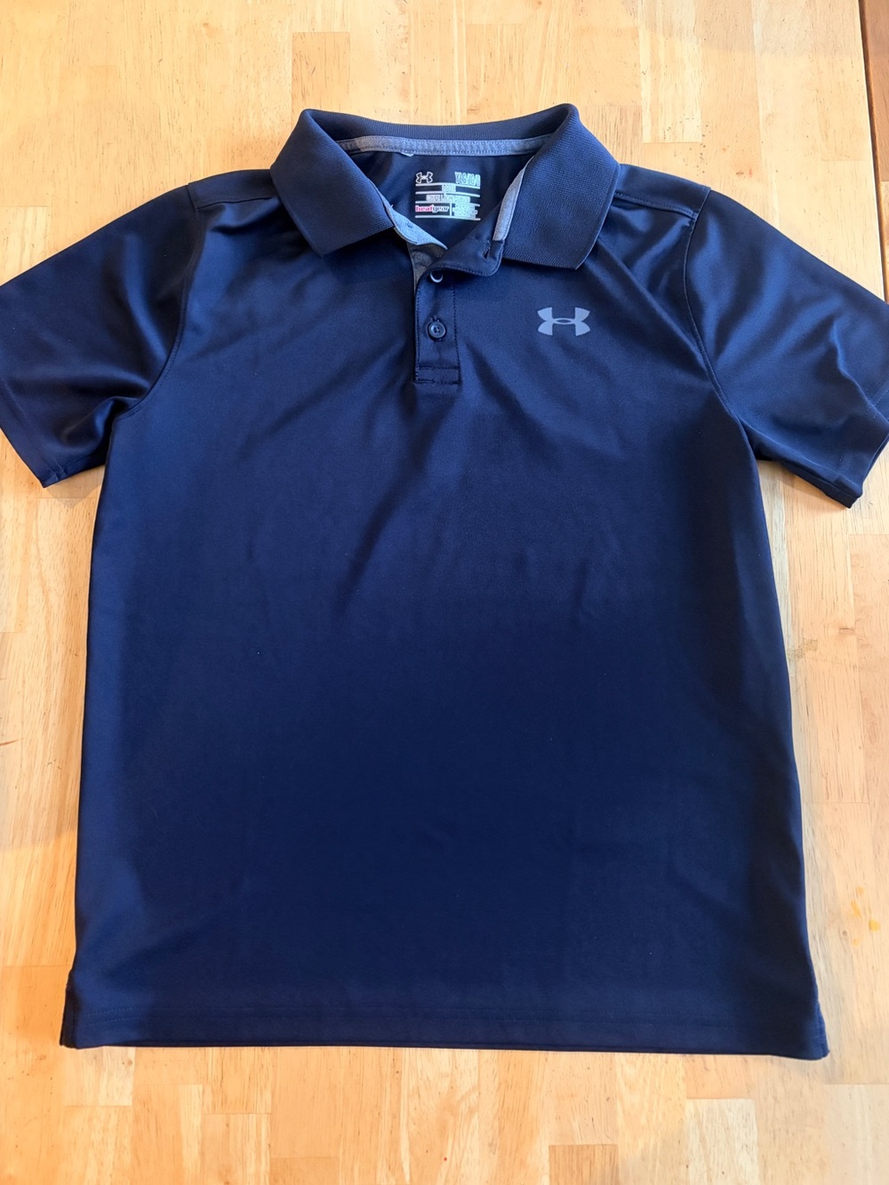 Under Armour Black Performance Polo Shirt YL